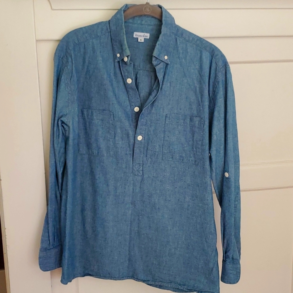 Steven Alan chambray tunic size small